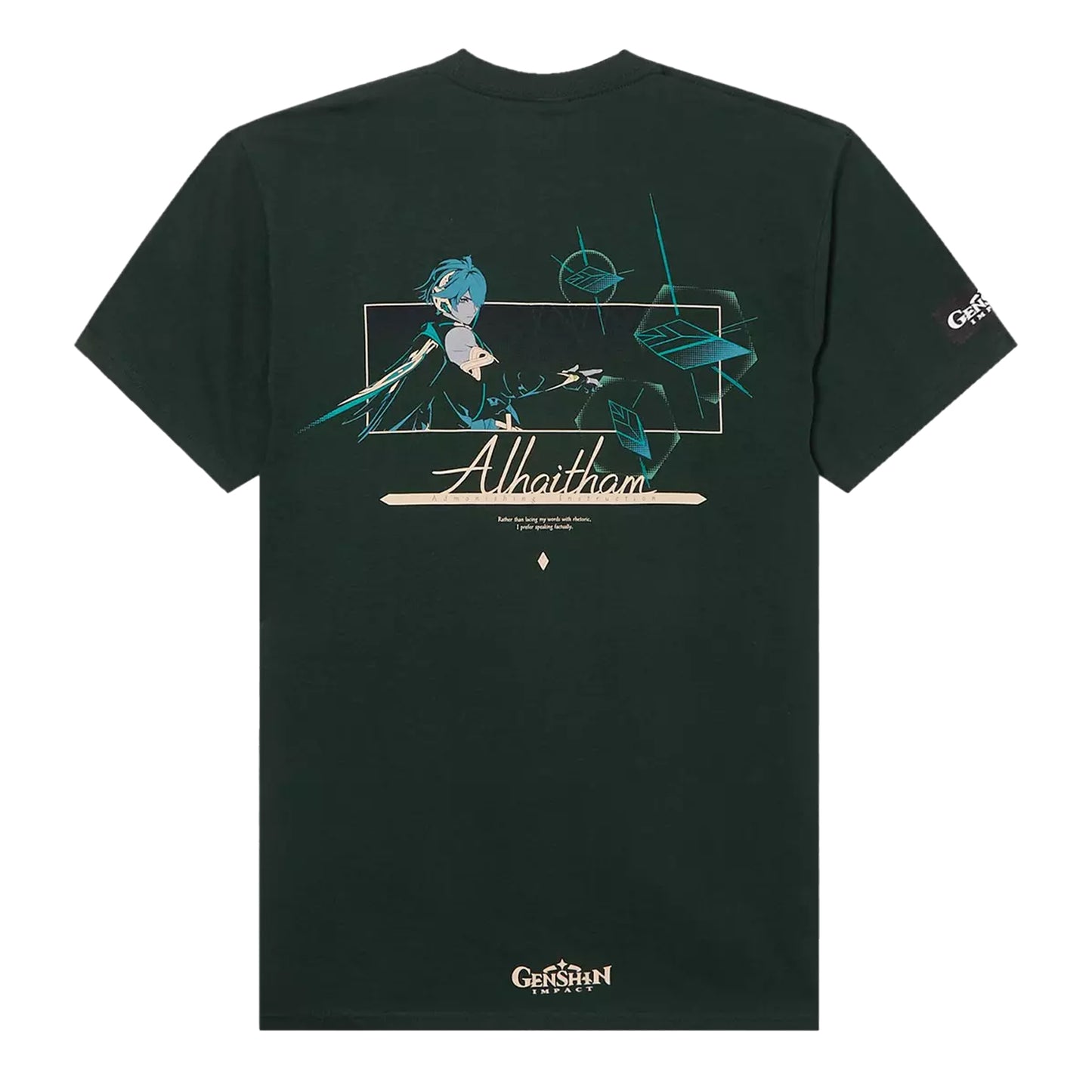 Evergreen - Back - Genshin Impact Unisex Adult Alhaitham T-Shirt