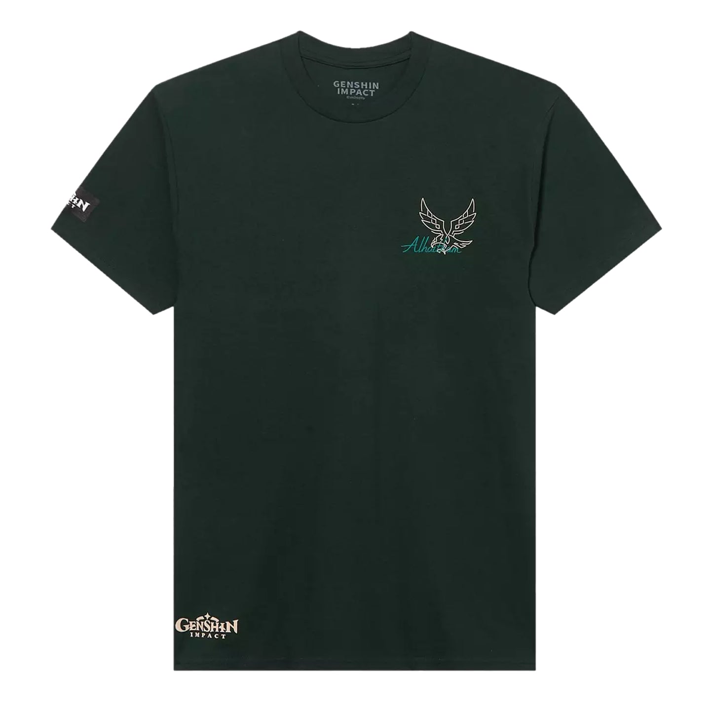 Evergreen - Front - Genshin Impact Unisex Adult Alhaitham T-Shirt