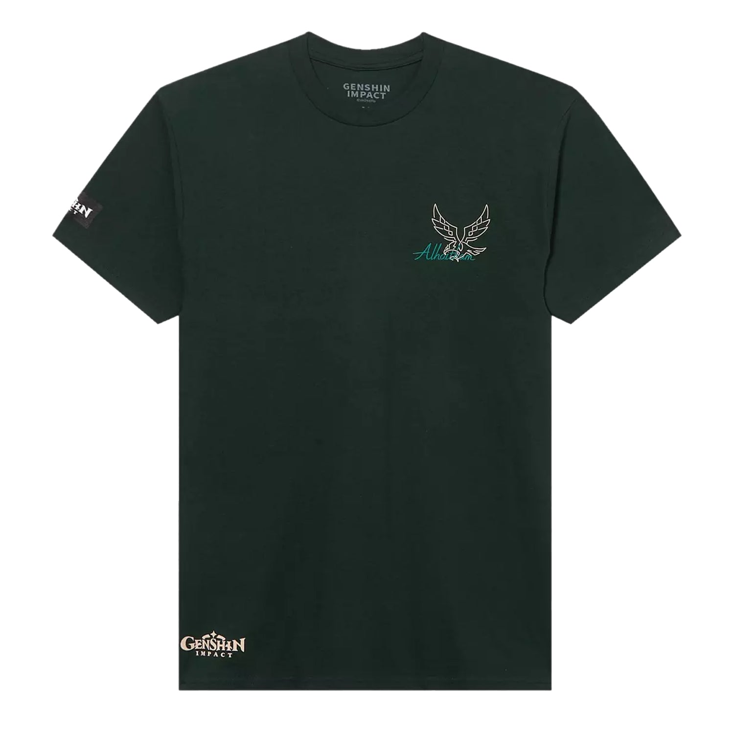 Evergreen - Front - Genshin Impact Unisex Adult Alhaitham T-Shirt