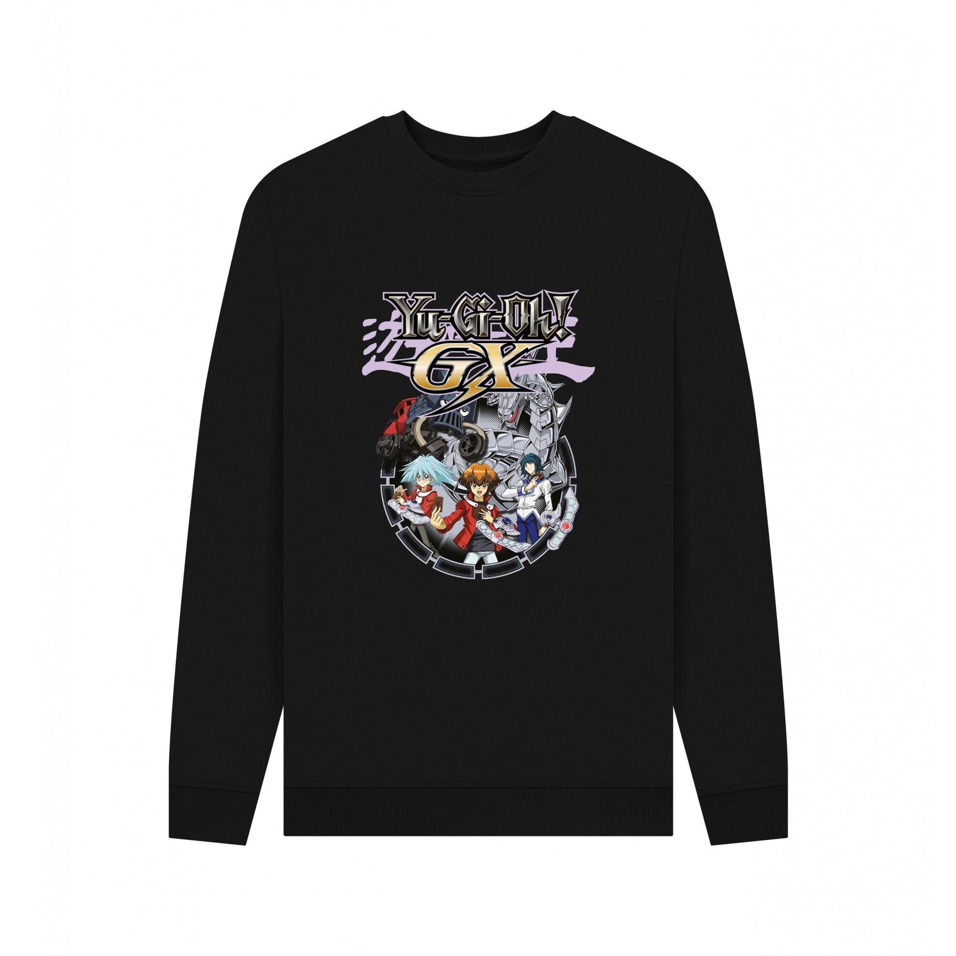 Black - Front - Yu-Gi-Oh! Unisex Adult GX Sweatshirt