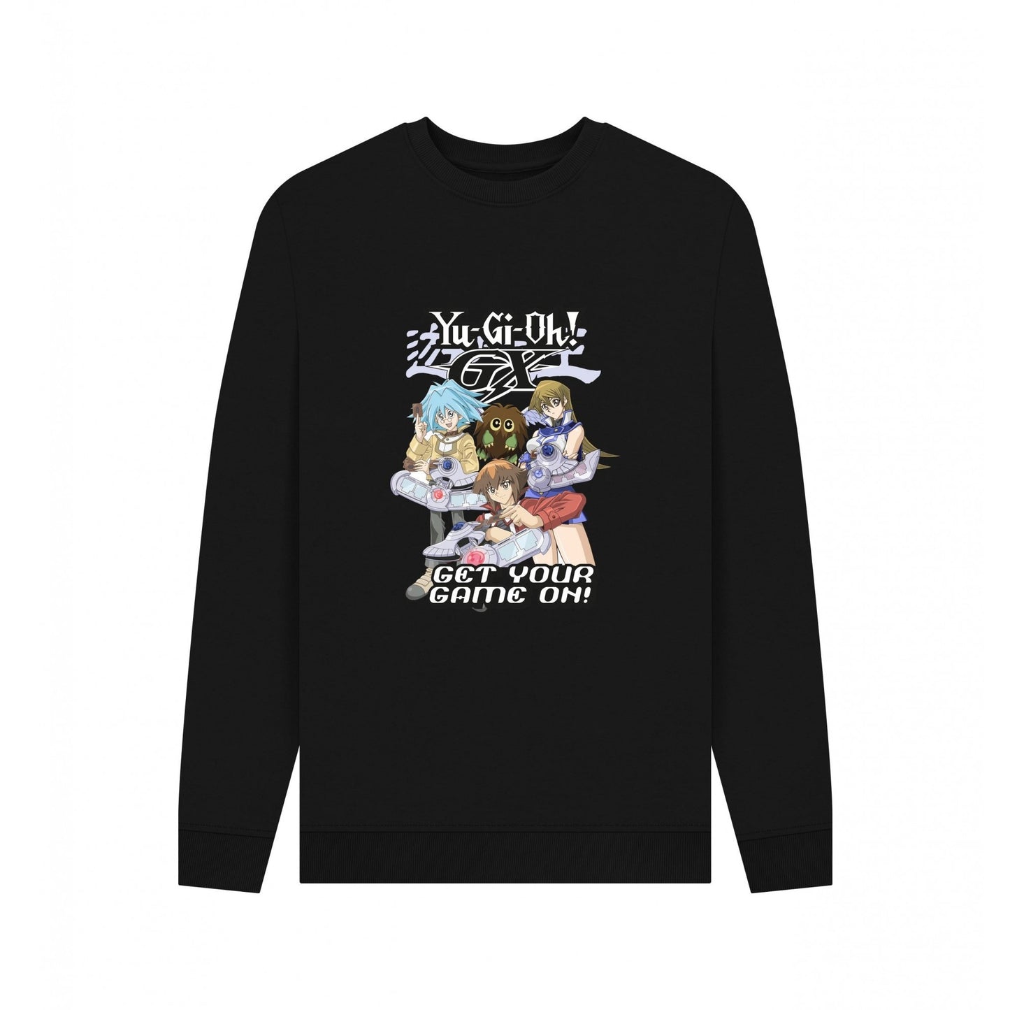 Black - Front - Yu-Gi-Oh! Unisex Adult Get Your Game On! Sweatshirt