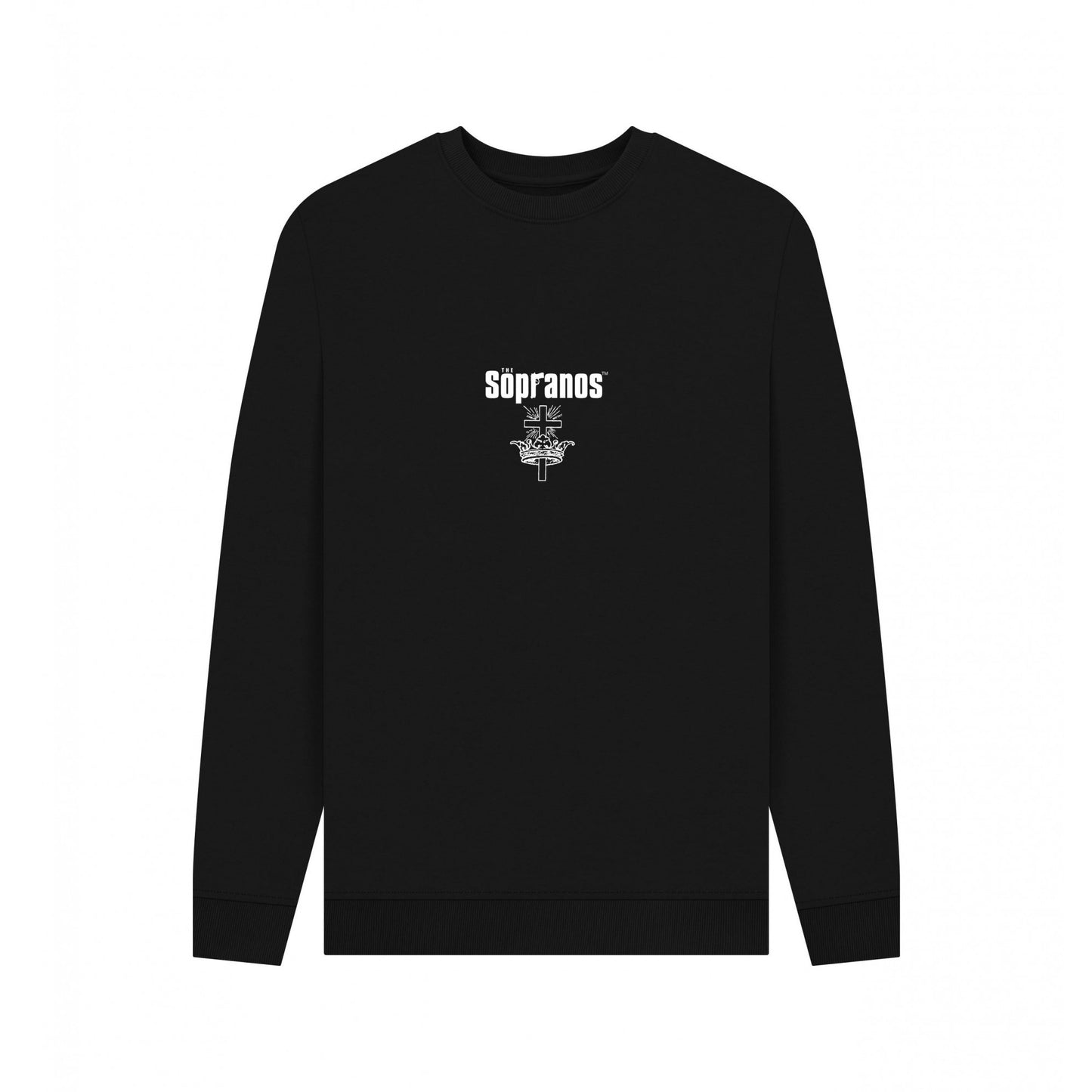 Black - Front - The Sopranos Unisex Adult Graphic Sweatshirt