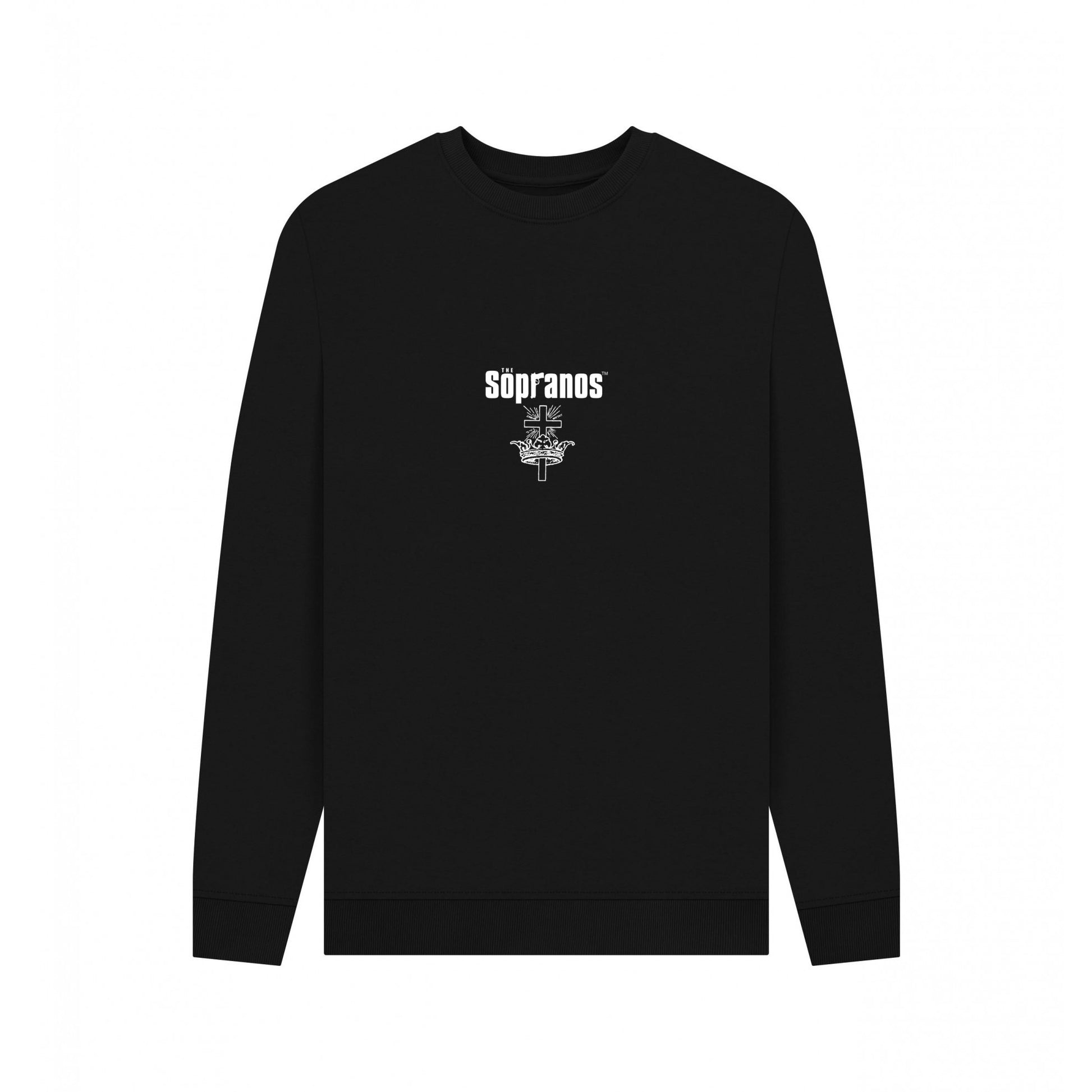 Black - Front - The Sopranos Unisex Adult Graphic Sweatshirt