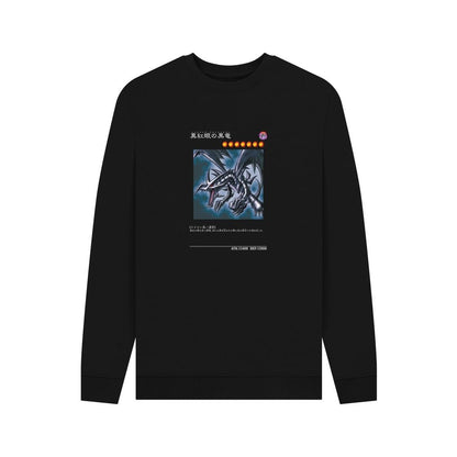 Black - Front - Yu-Gi-Oh! Unisex Adult Red-Eyes Black Dragon Sweatshirt