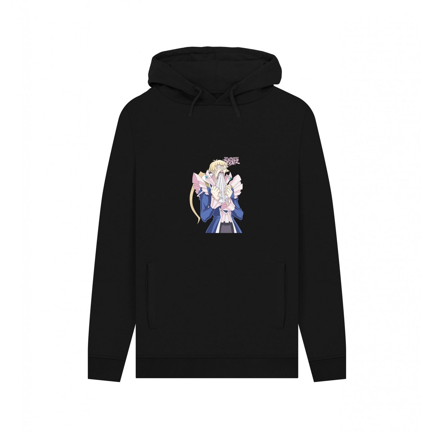 Black - Front - Yu-Gi-Oh! Unisex Adult Vellian Crowler Hoodie