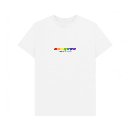 White-Multicoloured - Front - Apoh Unisex Adult T-Shirt