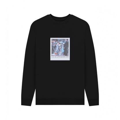 Black - Front - Friends Unisex Adult Could I Be Wearing Anymore Clothes Sweatshirt