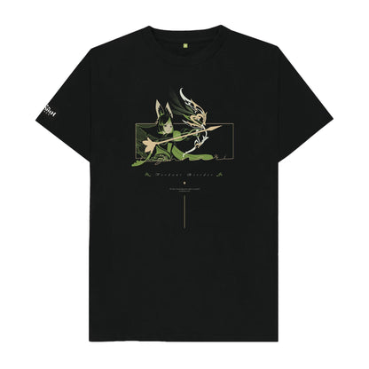 Black - Front - Genshin Impact Unisex Adult Organic Cotton T-Shirt