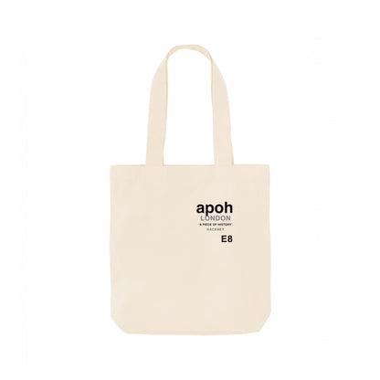 Natural - Front - Apoh Hackney Slogan Tote Bag