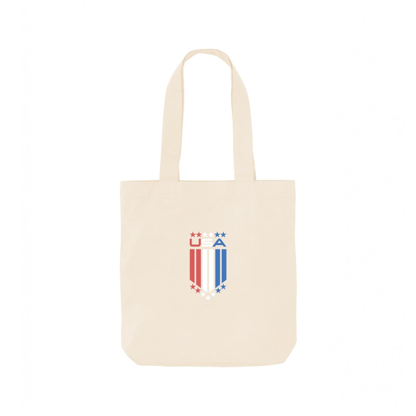 Natural - Front - Apoh USA Logo Tote Bag