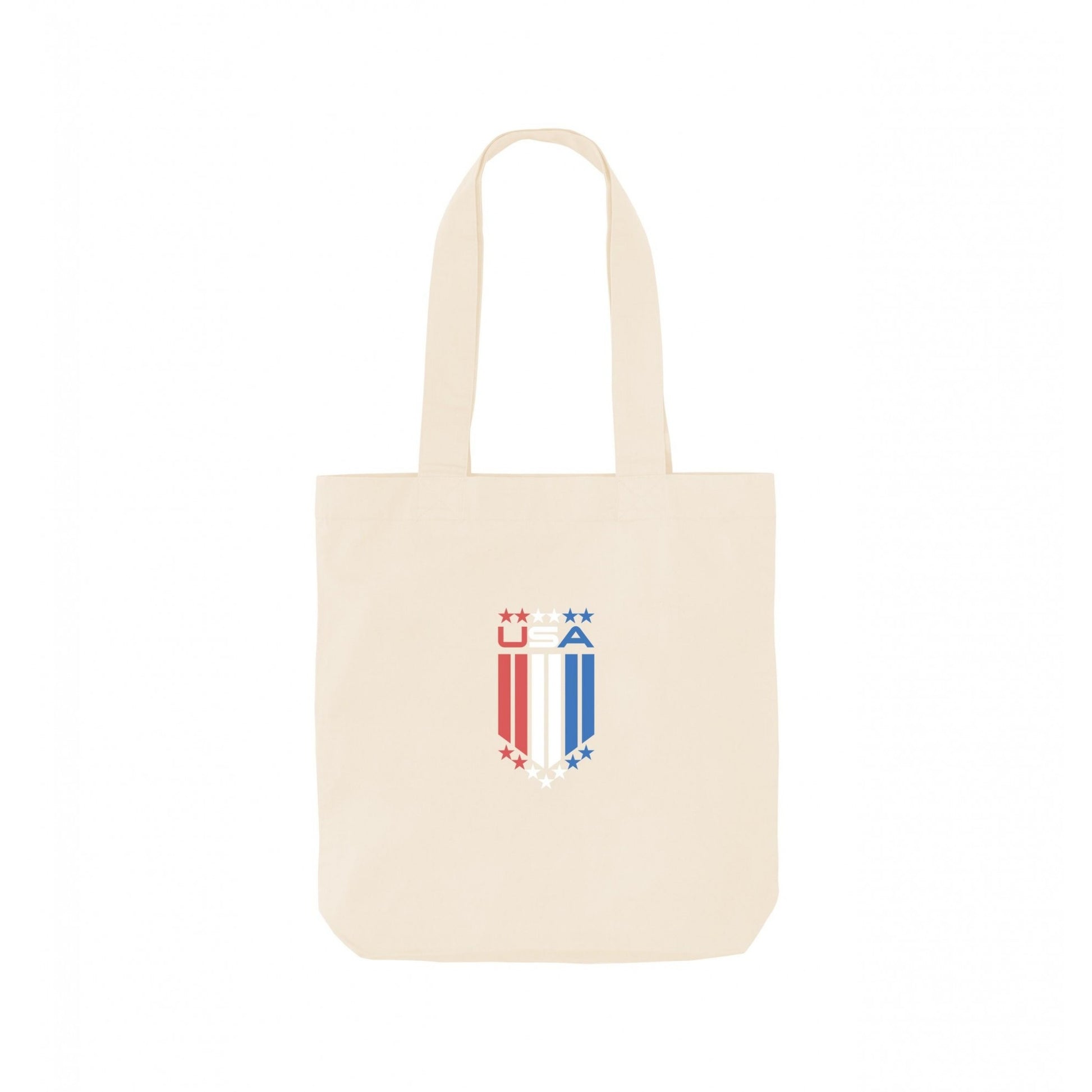 Natural - Front - Apoh USA Logo Tote Bag