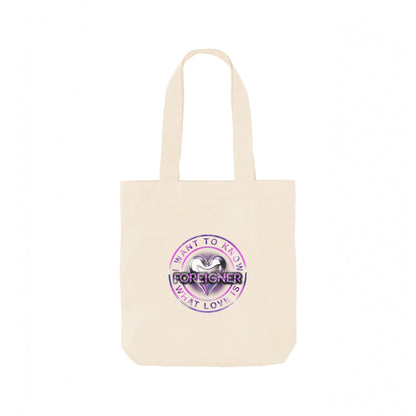 Natural - Front - Foreigner I Want To Know What Love Is Tote Bag