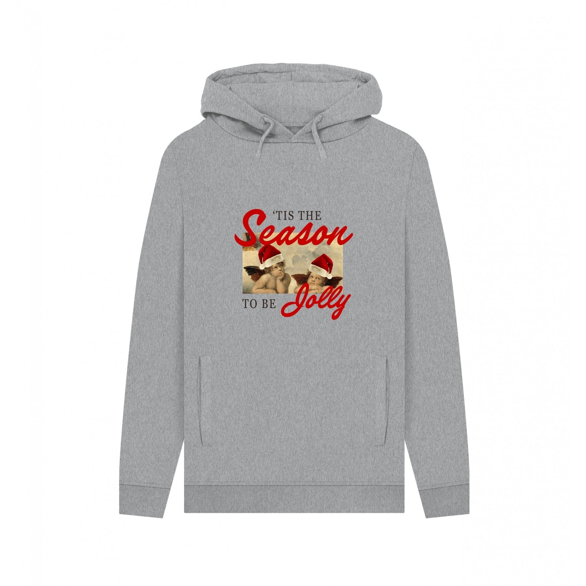 Light Heather - Front - Apoh Unisex Adult Tis The Season To Be Jolly Raphael Hoodie