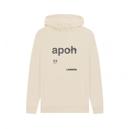 Oat - Front - Apoh Unisex Adult London Slogan Hoodie