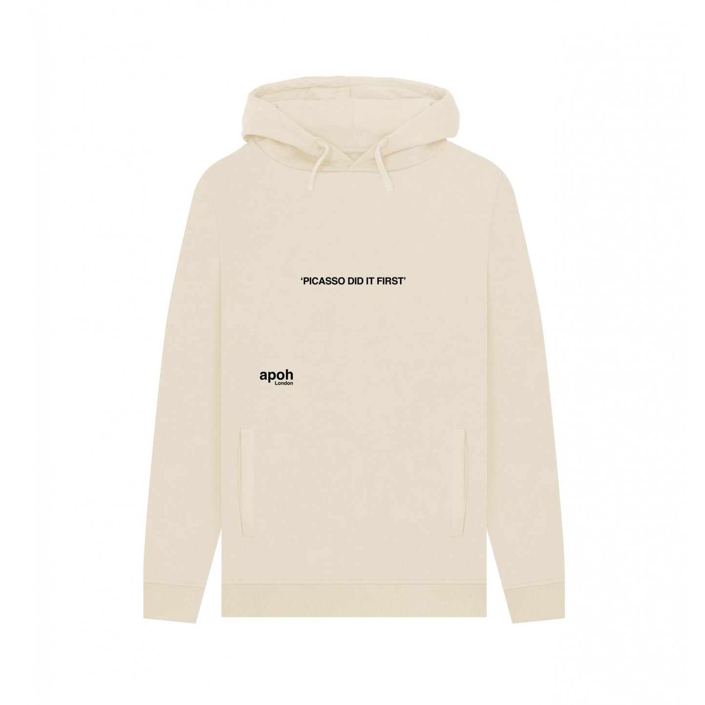 Oat - Front - Apoh Unisex Adult Picasso Did It First Slogan Hoodie