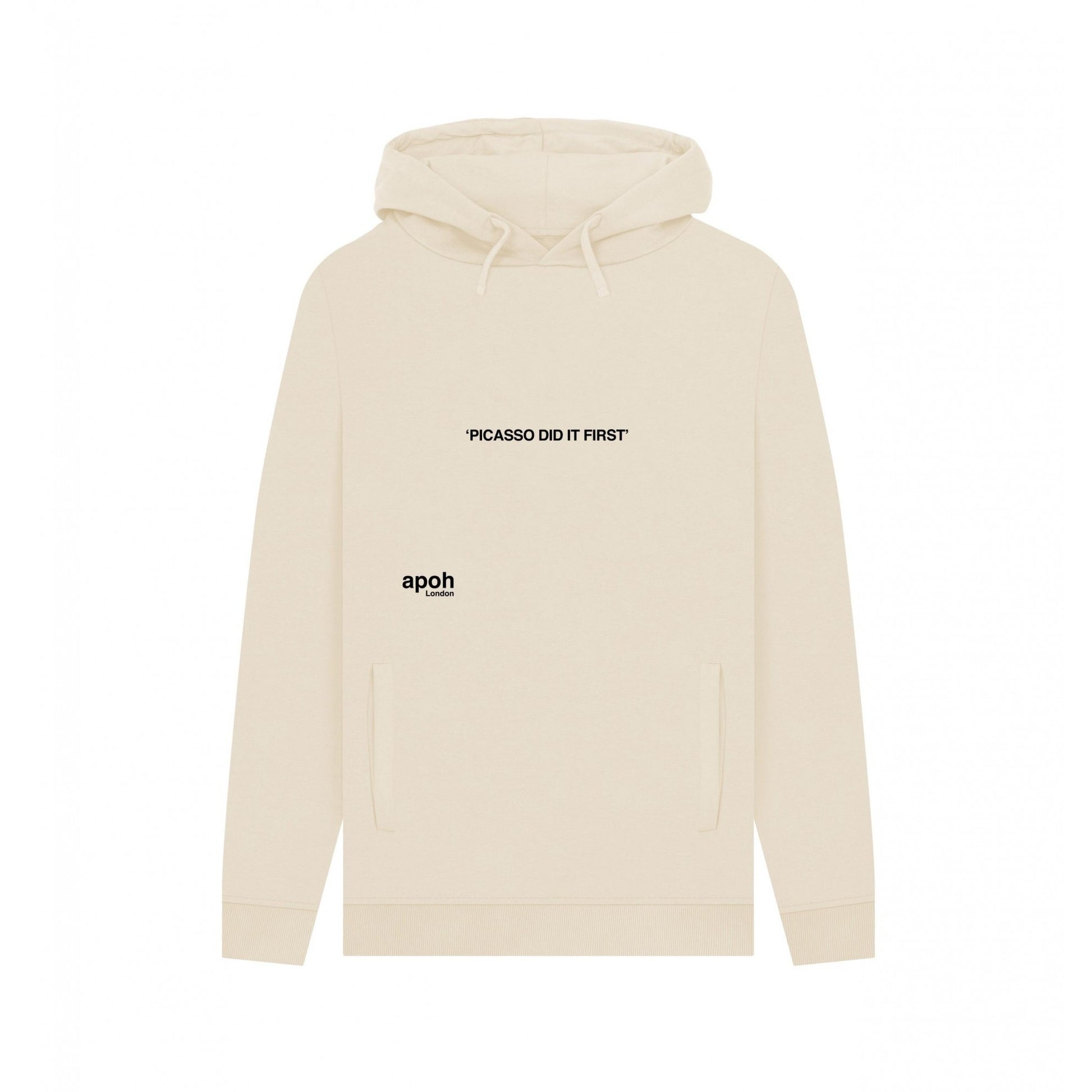 Oat - Front - Apoh Unisex Adult Picasso Did It First Slogan Hoodie