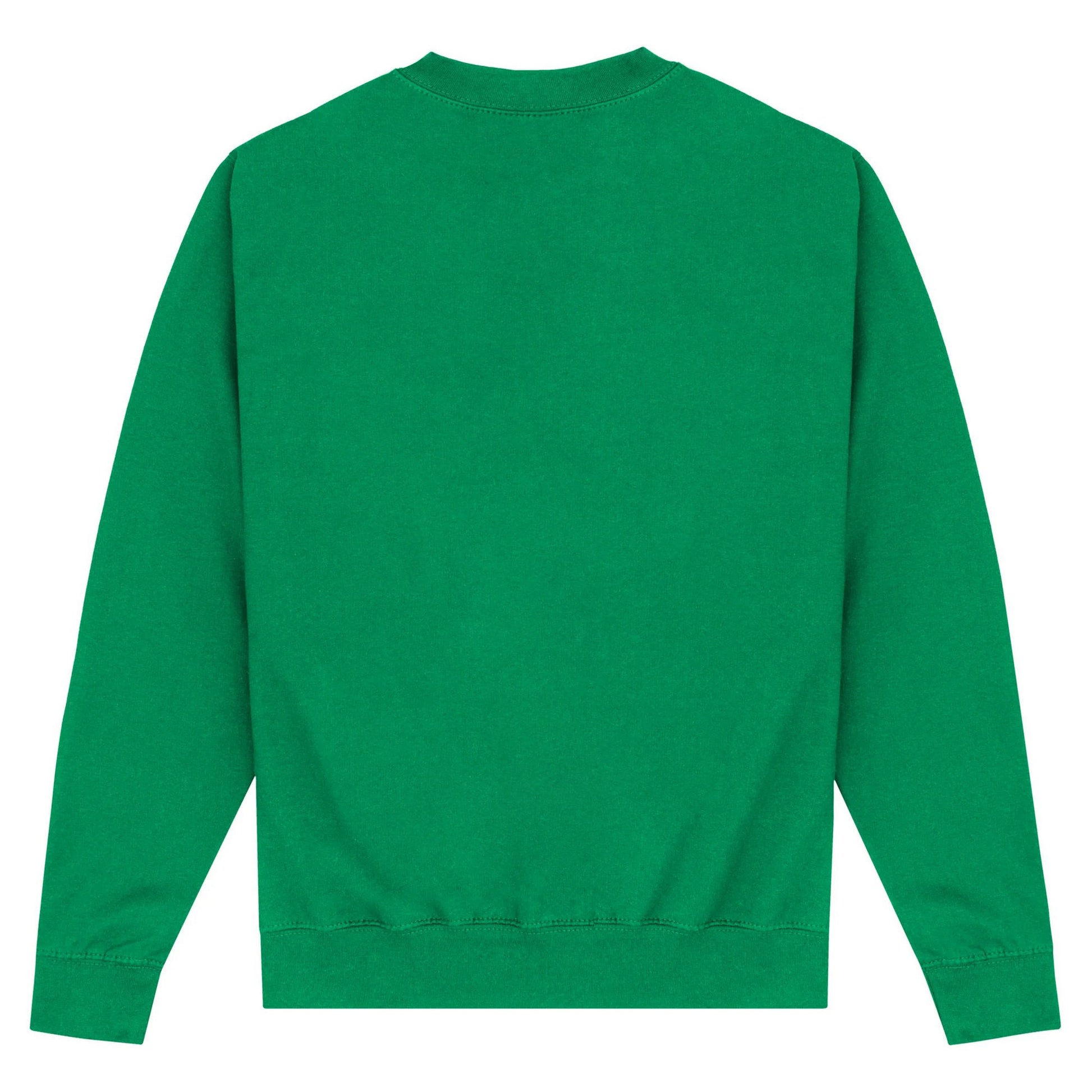Celtic Green - Back - Betty Boop Unisex Adult Candy Cane Sweatshirt