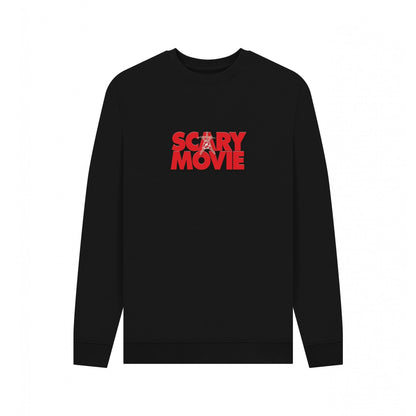 Black - Front - Scary Movie Unisex Adult Graphic Logo Sweatshirt