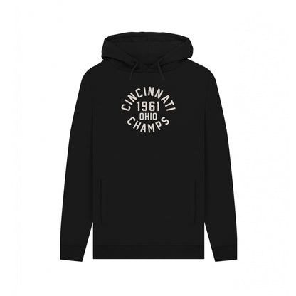 Black - Front - Park Fields Unisex Adult Cincinnati Champs Varsity Hoodie