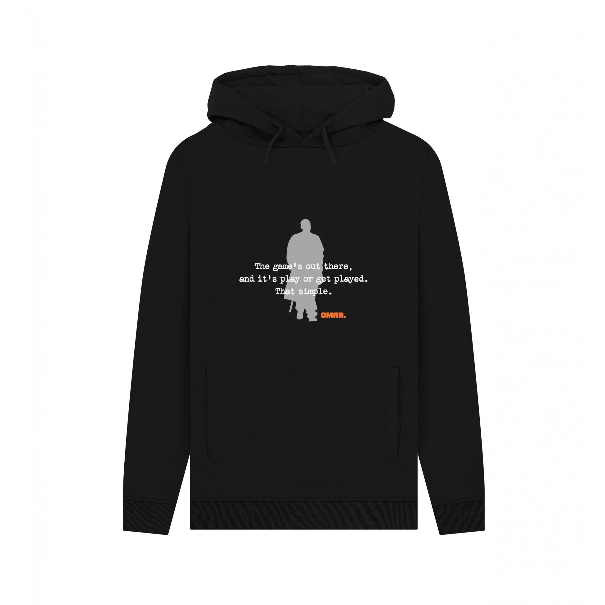 Black - Front - The Wire Unisex Adult Game Hoodie