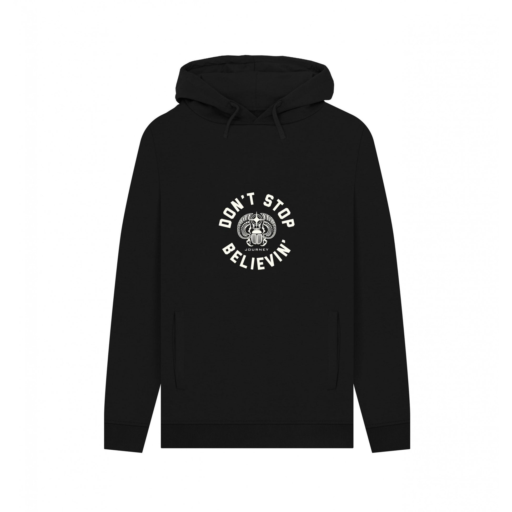 Black - Front - Journey Unisex Adult Don´t Stop Believin´ Hoodie