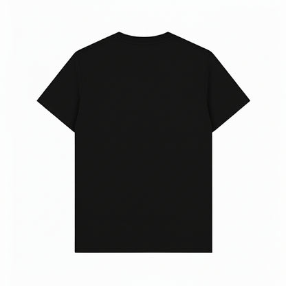 Black - Back - Rick And Morty Unisex Adult Logo T-Shirt