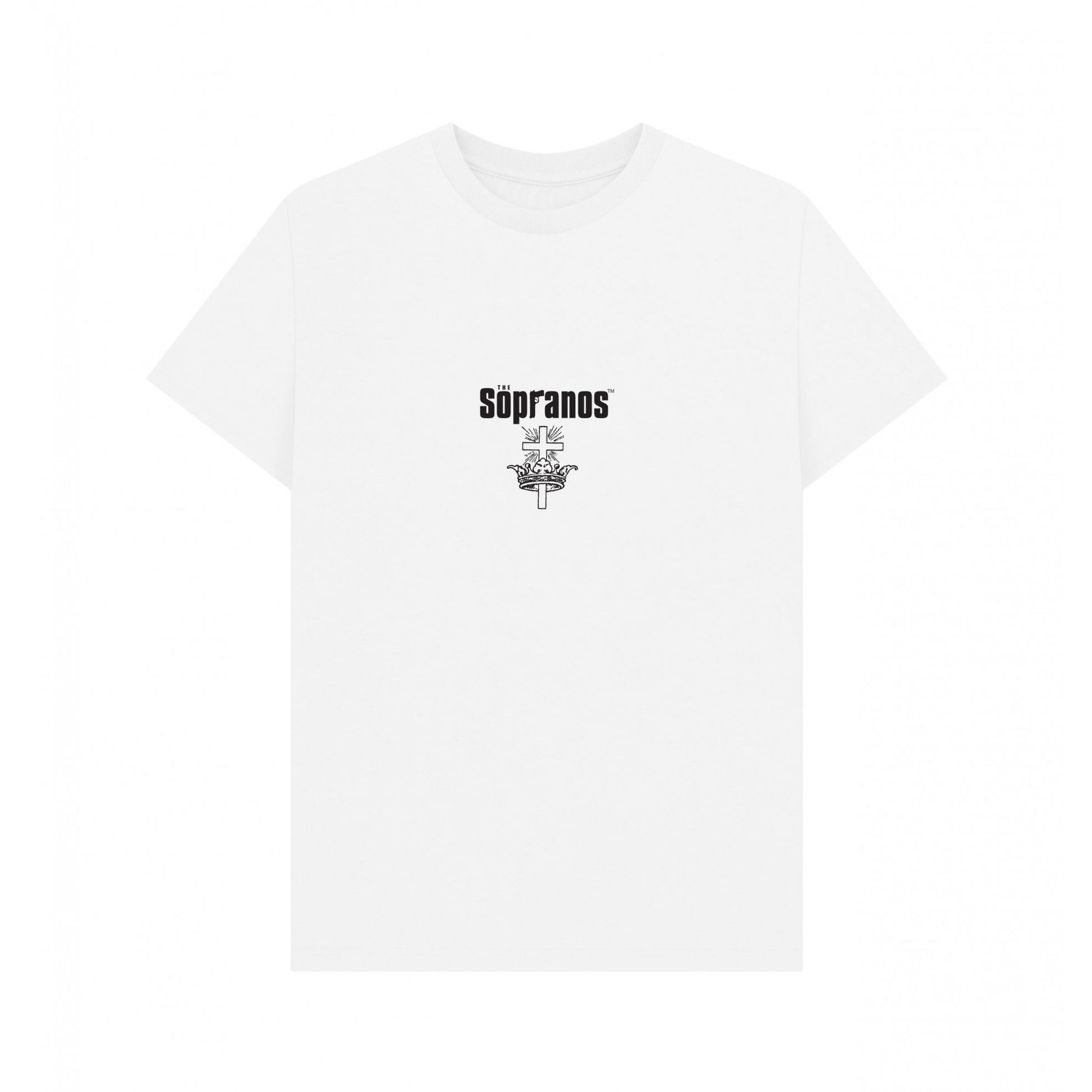 White - Front - The Sopranos Unisex Adult TV Show Graphic T-Shirt