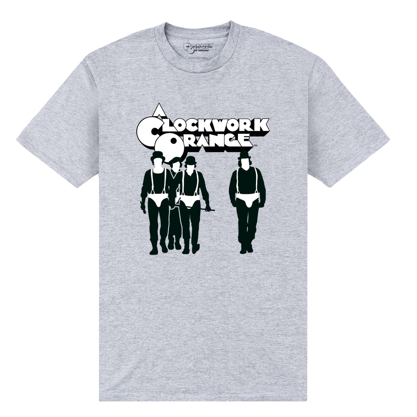 Heather Grey - Front - A Clockwork Orange Unisex Adult Silhouette T-Shirt