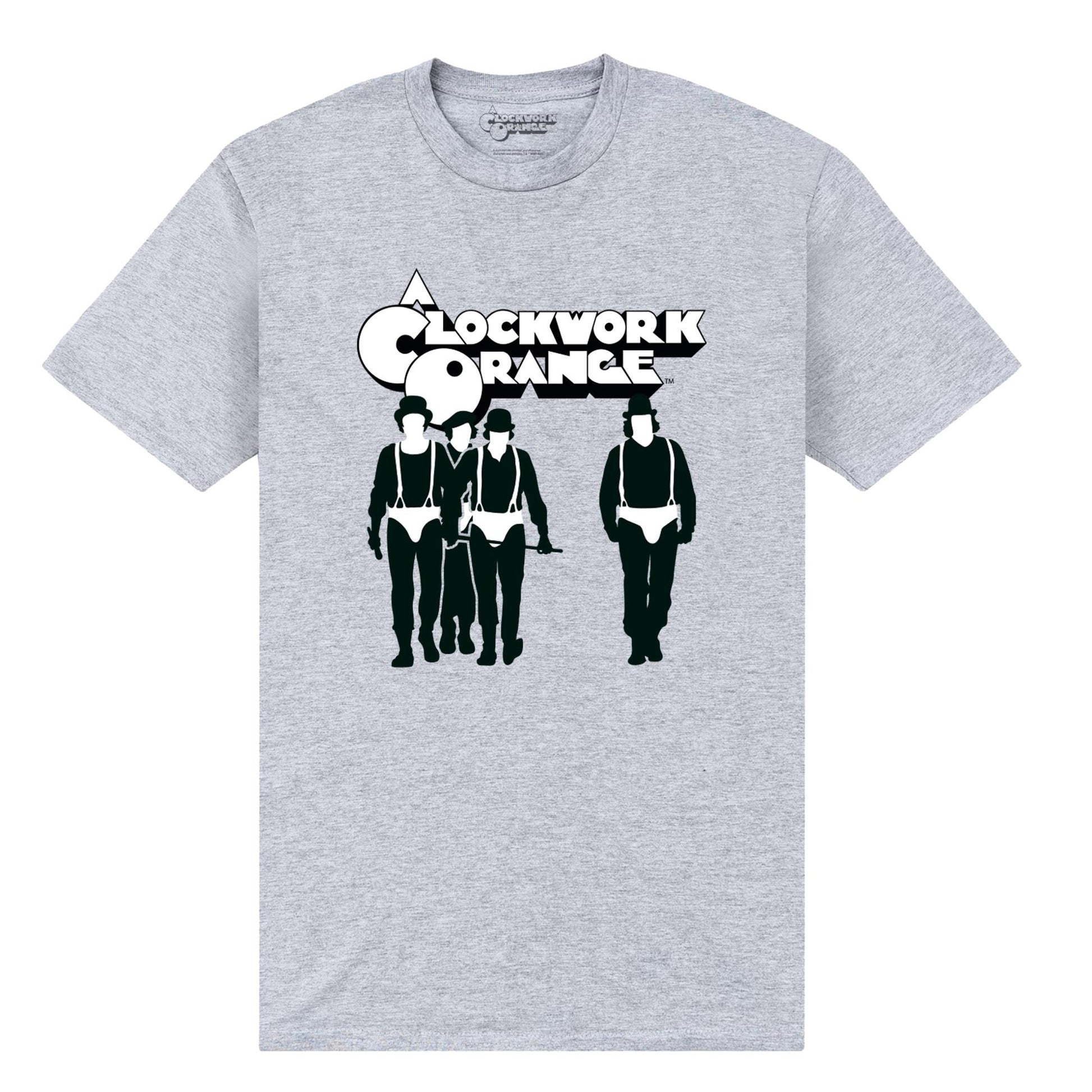 Heather Grey - Front - A Clockwork Orange Unisex Adult Silhouette T-Shirt