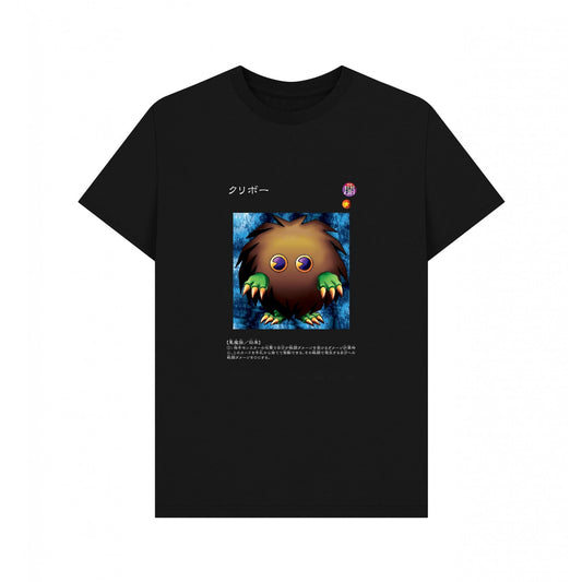 Black - Front - Yu-Gi-Oh! Unisex Adult Kuriboh T-Shirt