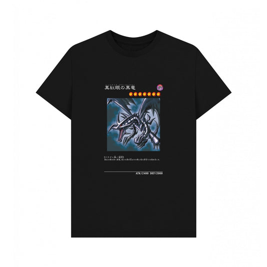 Black - Front - Yu-Gi-Oh! Unisex Adult Red-Eyes Black Dragon T-Shirt