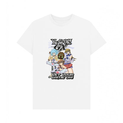 White - Front - Yu-Gi-Oh! Unisex Adult Get Your Game On! T-Shirt