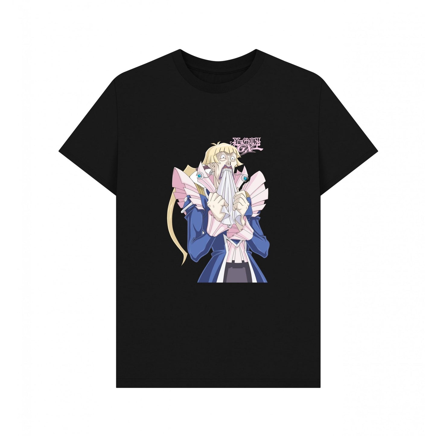 Black - Front - Yu-Gi-Oh! Unisex Adult Vellian Crowler T-Shirt