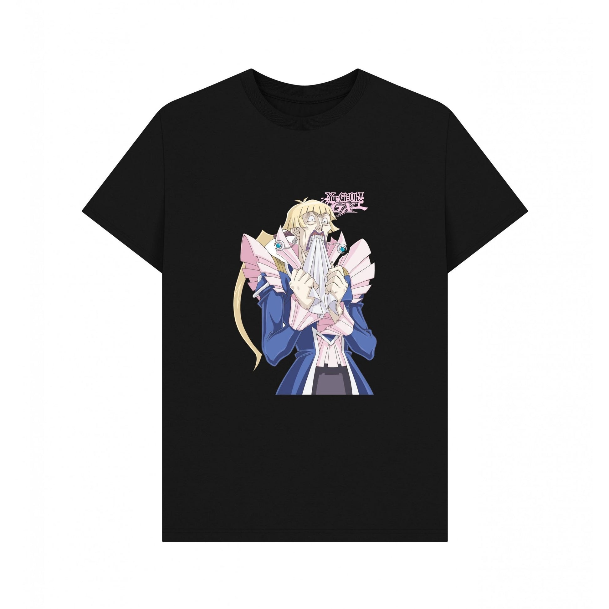Black - Front - Yu-Gi-Oh! Unisex Adult Vellian Crowler T-Shirt