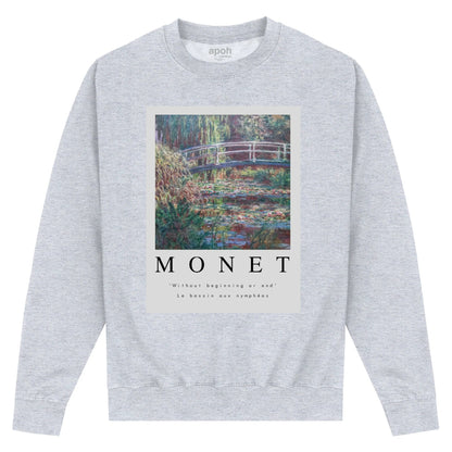 Heather Grey - Front - Apoh Unisex Adult Without Monet Sweatshirt