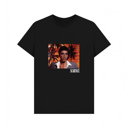 Black - Front - Scarface Unisex Adult Tony Montana T-Shirt