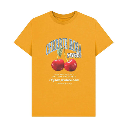 Sky Blue - Front - Apoh Unisex Adult Cherry T-Shirt