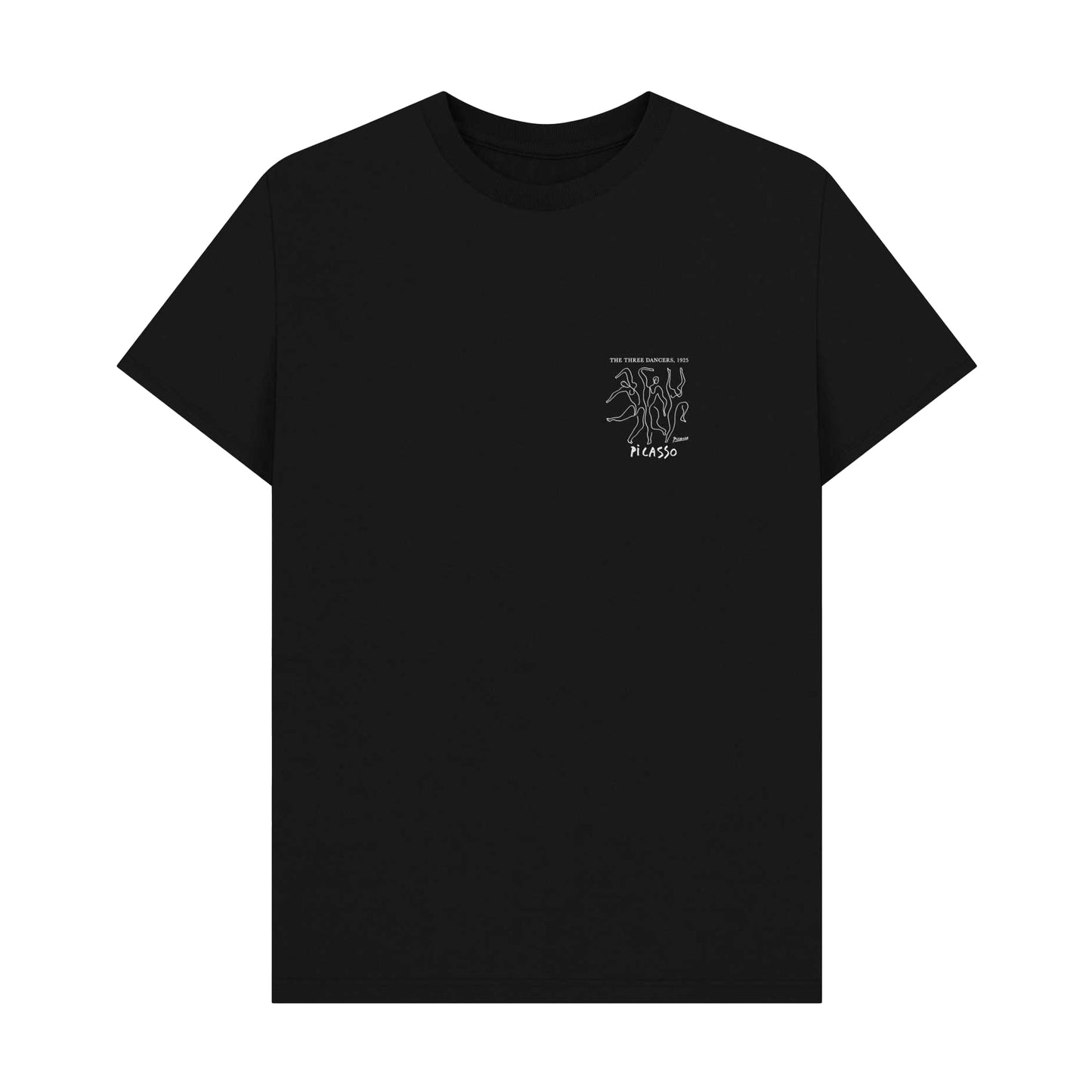 Black - Front - Apoh Unisex Adult The Three Dancers Picasso Jersey T-Shirt