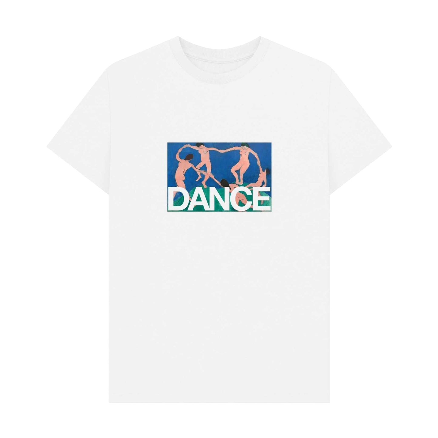White - Front - Apoh Unisex Adult The Dance Matisse T-Shirt