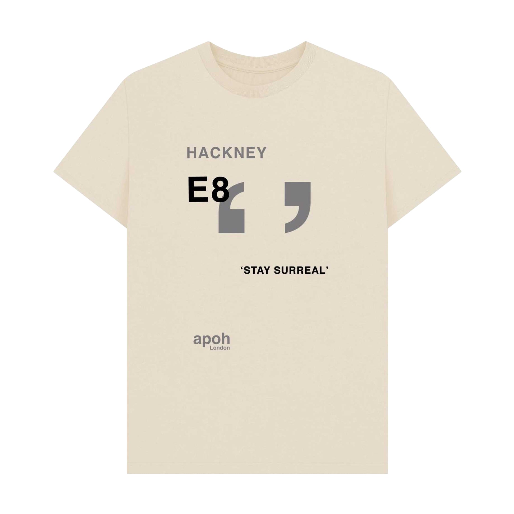 Oat - Front - Apoh Unisex Adult Surreal Hackney Slogan T-Shirt