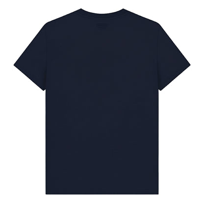 Navy Blue - Back - Apoh Unisex Adult Starry Night Collage Vincent Van Gogh T-Shirt