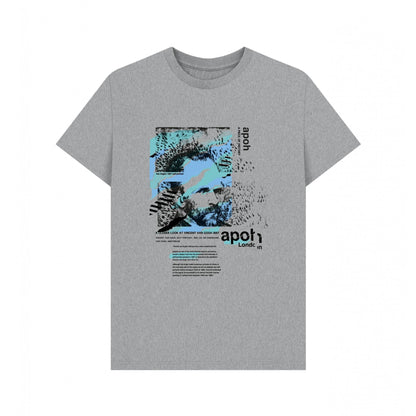 Athletic Grey - Front - Apoh Unisex Adult Portrait Vincent Van Gogh T-Shirt