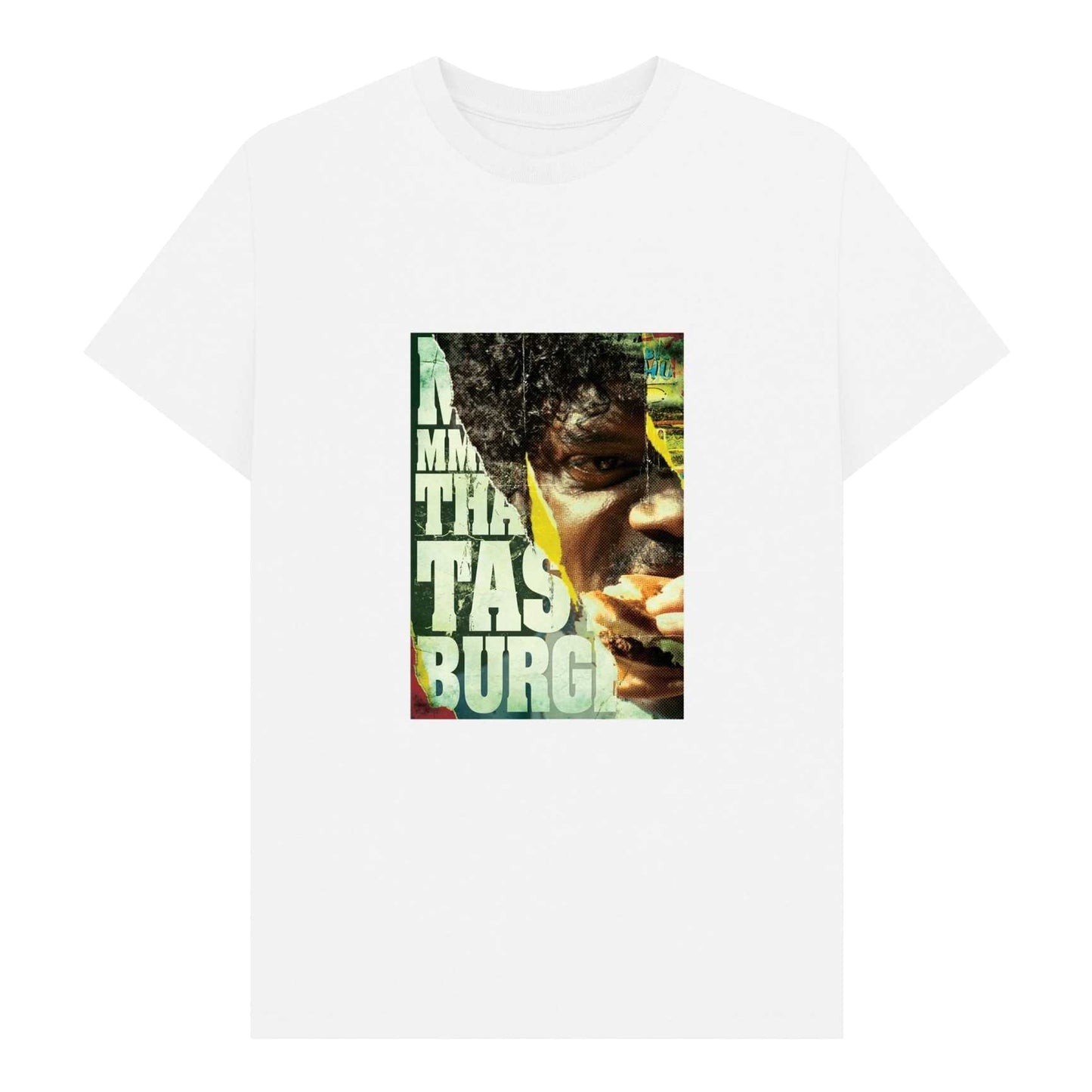 White - Front - Pulp Fiction Unisex Adult Kahuna Burger T-Shirt