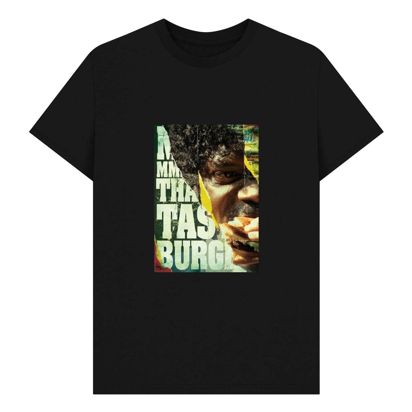 Black - Front - Pulp Fiction Unisex Adult Kahuna Burger T-Shirt