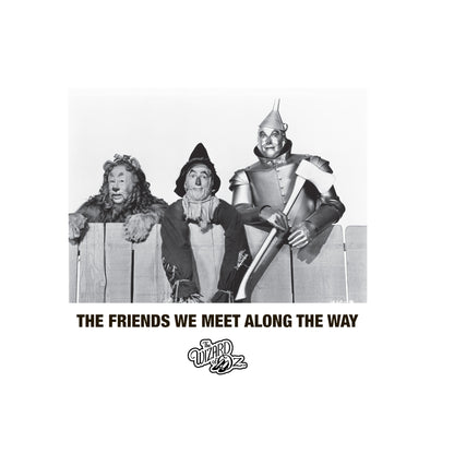 White - Back - The Wizard Of Oz Unisex Adult Friends T-Shirt