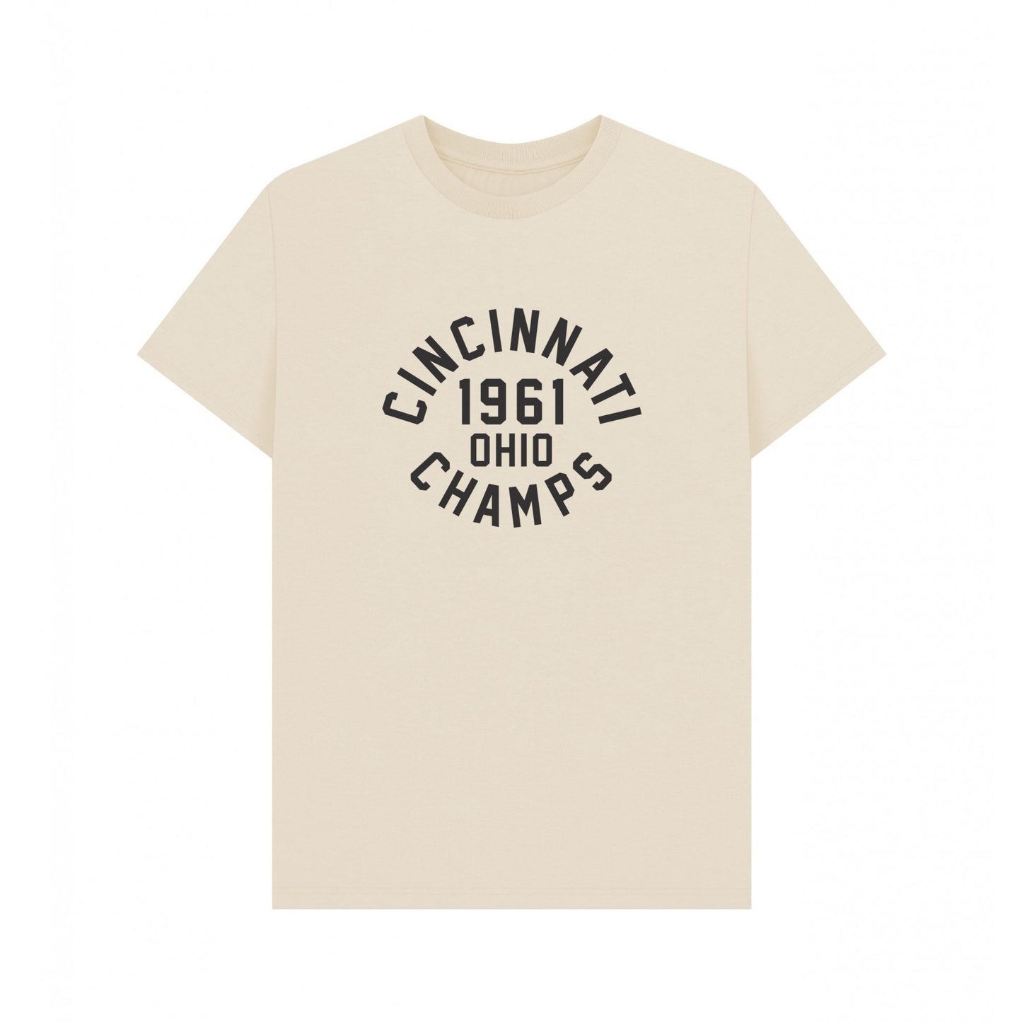 Oat - Front - Park Fields Unisex Adult Cincinnati Champs Varsity T-Shirt