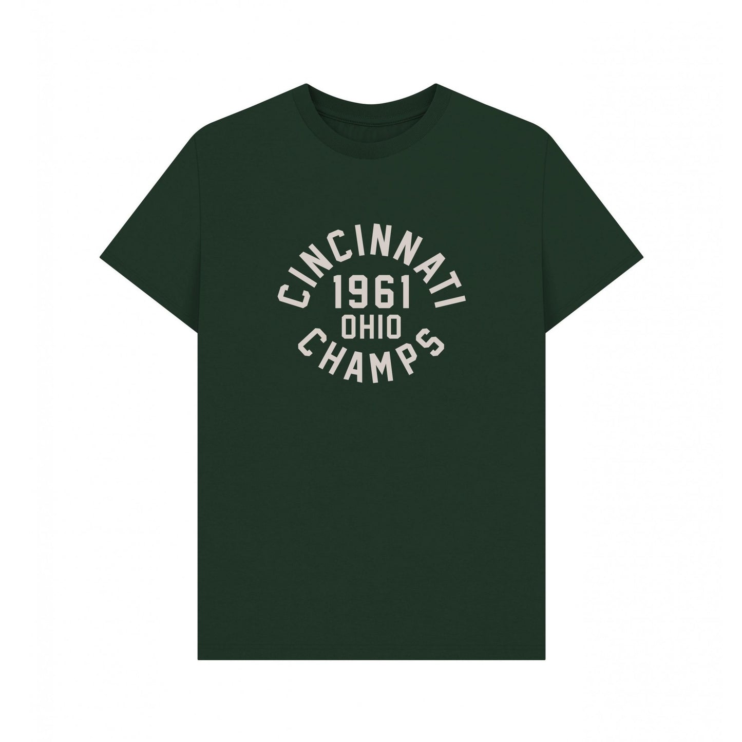 Green - Front - Park Fields Unisex Adult Cincinnati Champs Varsity T-Shirt