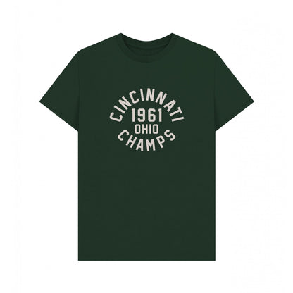 Green - Front - Park Fields Unisex Adult Cincinnati Champs Varsity T-Shirt