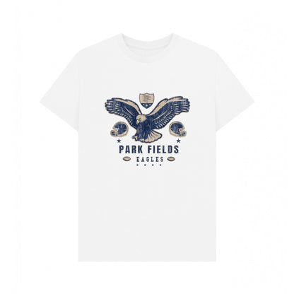 White - Front - Park Fields Unisex Adult Bald Eagles T-Shirt