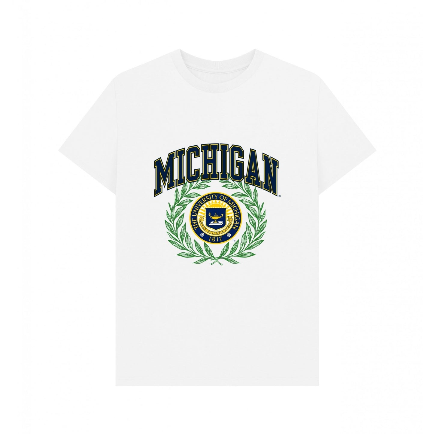 White - Front - Park Fields Unisex Adult Los Angeles T-Shirt
